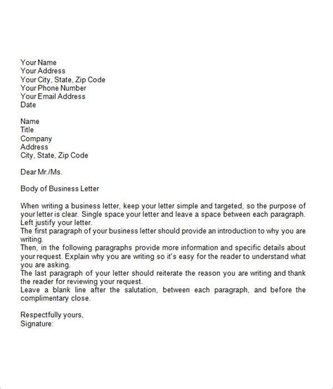 Letter Templates Business 3 Templates Example Templates Example