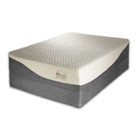 Novaform 14″ comfort grande queen evencor gelplus memory foam mattress. GO PEDIC 12-Inch Gel Infused Memory Foam Mattress, Queen ...