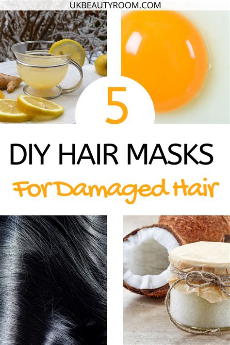 Diy Hair Masks For Damaged Hair And Split Ends Homemade Hair Mask