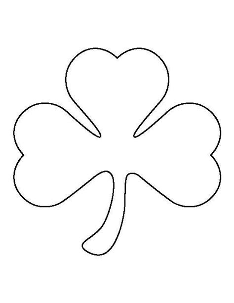 30 Shamrock Template Free Printable In 2020 St Patricks Day Crafts