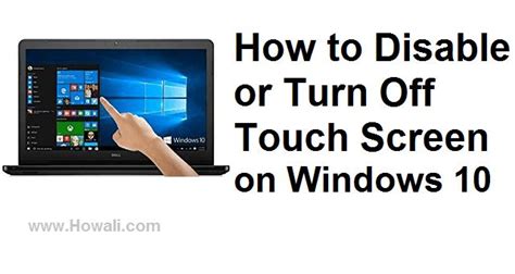 Oct 11, 2020 · 1] through the settings app. How to Disable or Turn Off Touch Screen on Windows 10