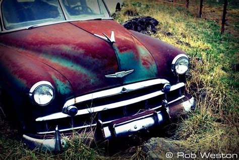 Online Crop Classic Red Car Car Wreck Vehicle Hd Wallpaper