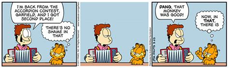 The History Of Accordion Jokes In Garfield The Adventures Of