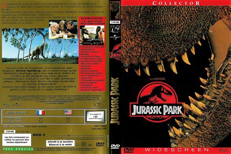 Jaquette Dvd De Jurassic Park Cinéma Passion
