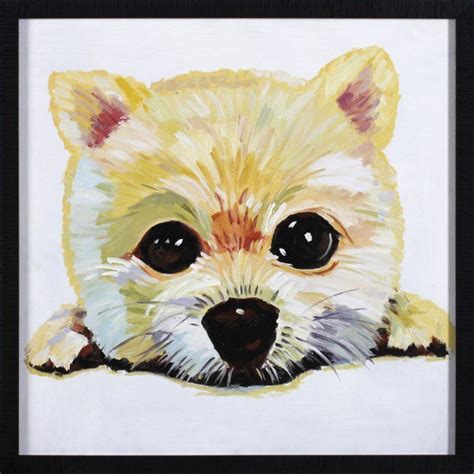 Cute Dog Painting Animal Paintings Dog Paintings Oil Painting