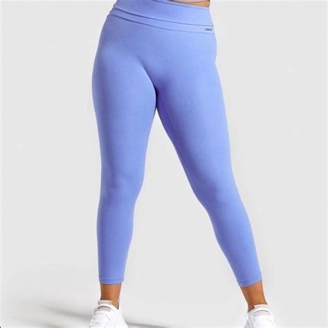 Gymshark Whitney Simmons Leggings Great Condition Size M Blue Purple