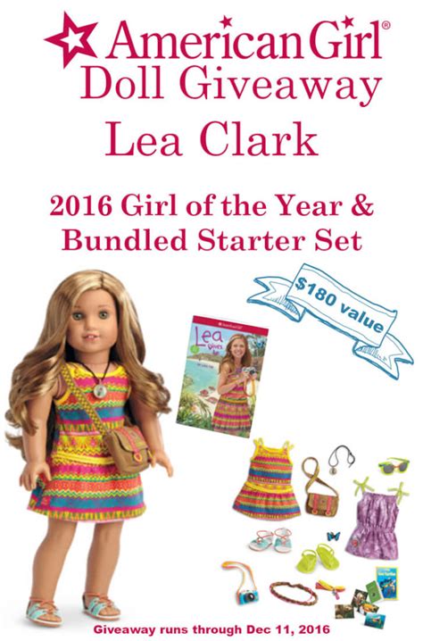 Enter To Win This American Girl Doll Lea Clark Bundle T Set