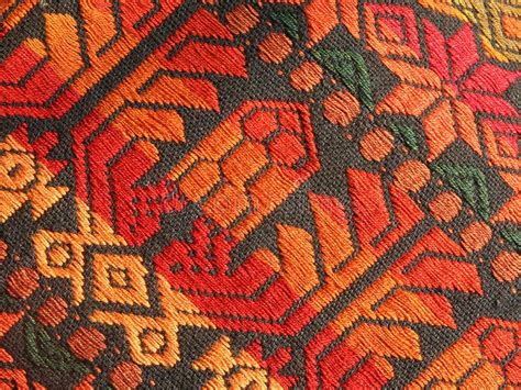 Colorful Mayan Textile Pattern