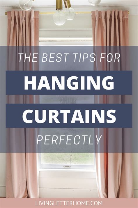 How To Hang Curtain Rods Perfectly Every Time Living Letter Home