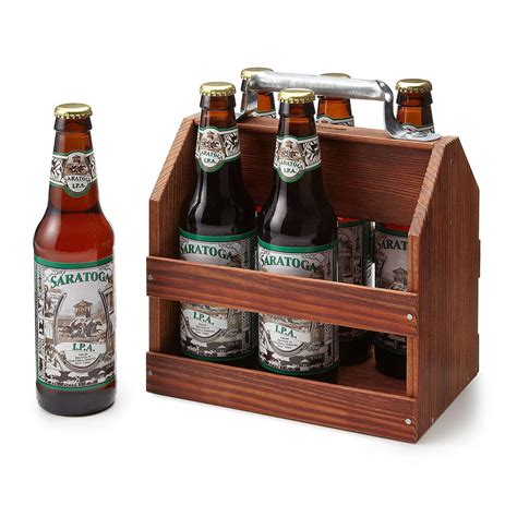 Wooden 6 Pack Beer Tote Beer Holder Carrier Uncommongoods