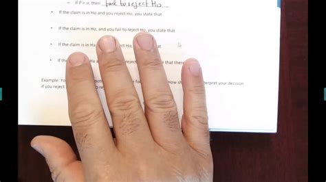 We do the calculations by hand first,. Hypothesis Testing - YouTube