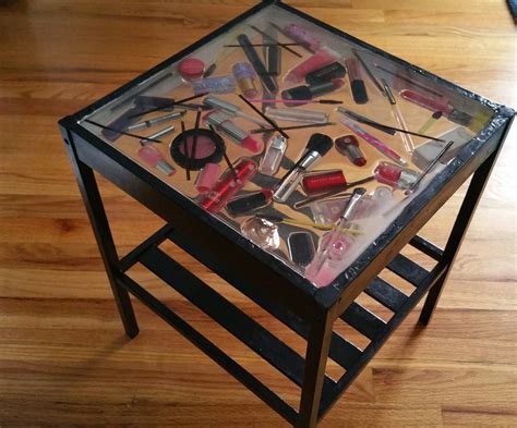 Best of all, there are a number of diy side table ideas to ease your burden and budget, so you can make personalizing a fun summer project. Epoxy and Me: DIY Makeup-Top Table Made from a Glass Nightstand and Clear Buildable Epoxy Resin ...