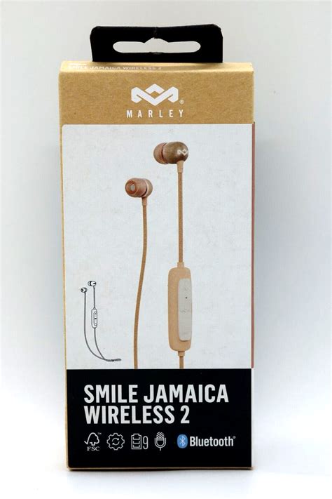 House Of Marley Smile Jamaica Wireless 2 In Ear Headphones Copper New