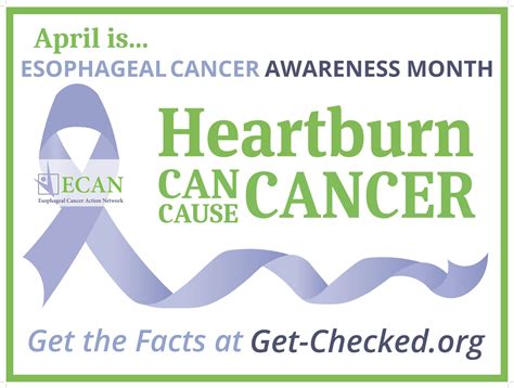 Share A Life Saving Message For Esophageal Cancer Awareness Month