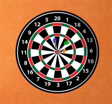 Darts Tábla Fal Matrica Tenstickers