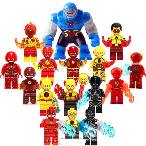 Pcs Dc Flash Reverse Flash Minifigures Compatible Lego Flash Minifigures