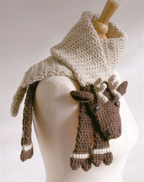 Diy Crochet Fashion Animal Scarves