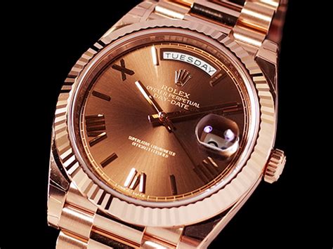Rolex oyster perpetual cosmograph daytona (ref. 永生名錶珠寶交流中心-ROLEX 勞力士 228235 永恆玫瑰金材質 巧克力面 2015巴賽爾鐘錶展最新款 蠔式 自動上鍊 40mm