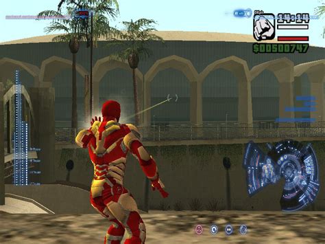 Gta San Andreas Iron Man Mod With Jarvis And Hud And Suit Menu