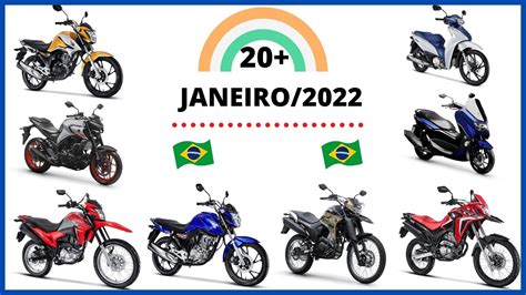 20 Motos Mais Vendidas Em Janeiro2022 No Brasil Youtube