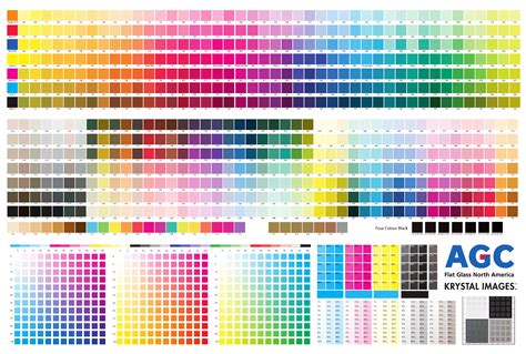 Printable Cmyk Color Chart