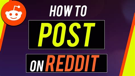 How To Post Text Photo And Videos On Reddit Youtube