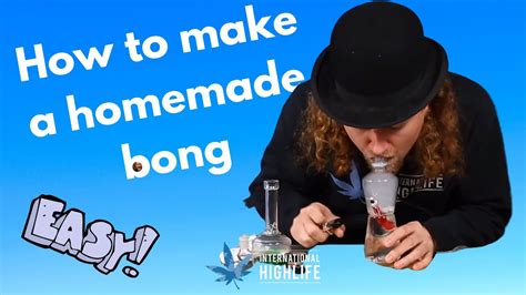 How To Make A Homemade Bong Super Simple Youtube