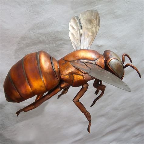 Public Sculptures Honey Bee Sculpture Metal Sculpture Unusual Art