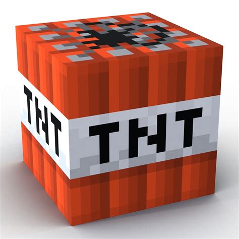 Minecraft Tnt 3d模型3d模型 Turbosquid 1017066
