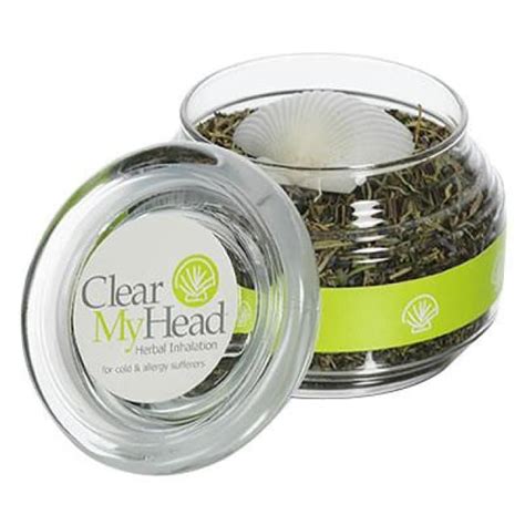 Clear My Head Herbal Inhalation Jar Leh Soap Company