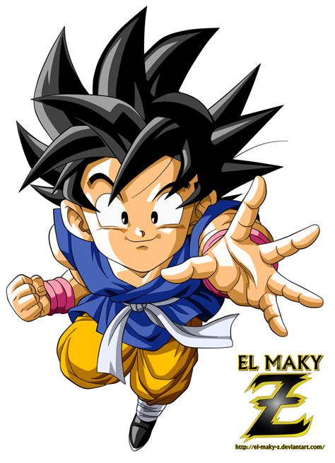 Dbgt Kid Goku Ssj By El Maky Z On Deviantart