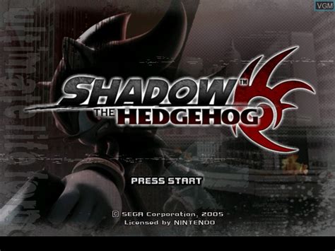 Shadow The Hedgehog For Nintendo Gamecube The Video Games Museum