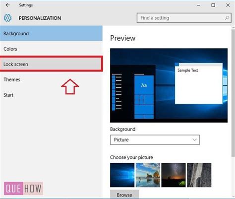 How To Configure Screen Saver In Windows 10 Quehow