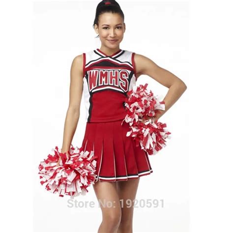 High School Glee Club Girl Cheerleader Costume Glee Style Cheerleading
