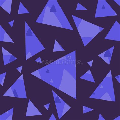 Violet Geometric Seamless Pattern Abstract Vector Background