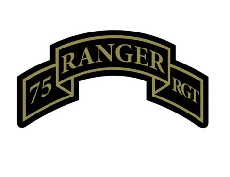 75th Ranger Regiment Tab Acu Vinyl Decal Sticker Us Army 399 Picclick