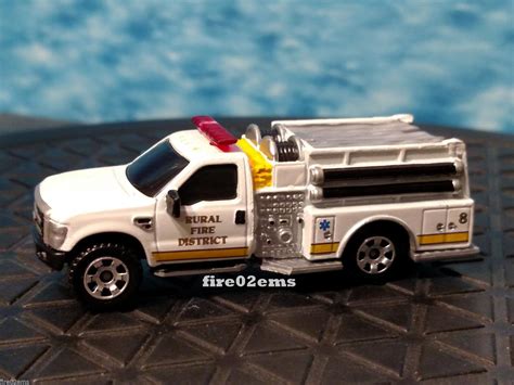 Matchbox Kitbash Firetruck Ford F 450 Pumper Fire Rescue Brush Wildfire