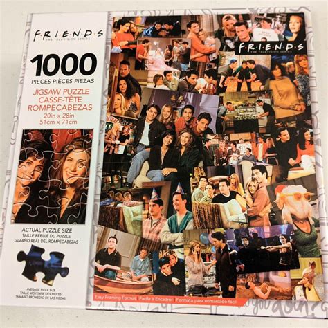 Friends Tv Television Show Collage Jigsaw Puzzle 1000 Piece Repop Ts