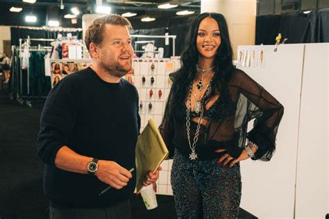 James Corden Works As Rihannas Personal Assistant For The Day Ahead Of