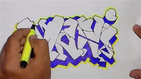 Graffiti Sketch On Paper Youtube