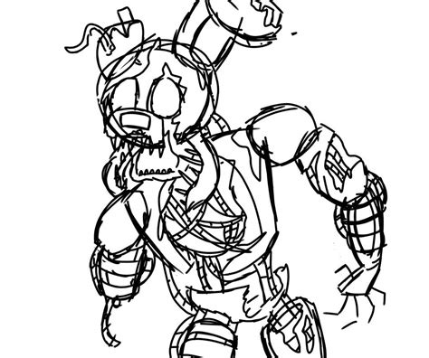 Twisted Springtrap Five Nights At Freddys Amino Coloring Home