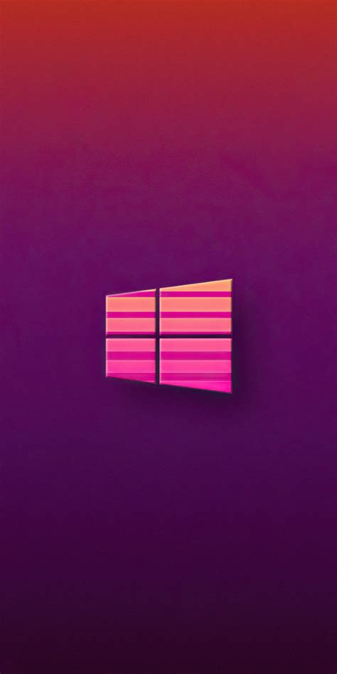 Windows 10 Logo Retrowave Wallpaper Free Wallpapers For Apple Iphone