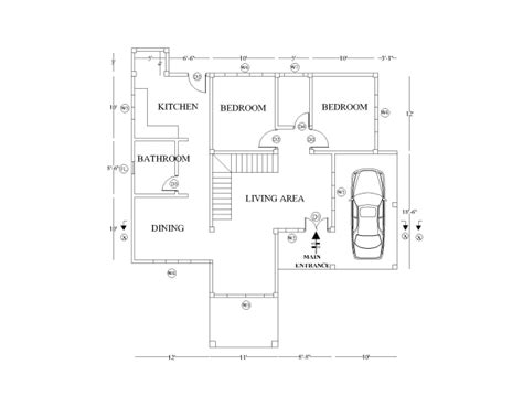 Design Architectural House Plan Or Floor Plan Using Autocad By Akilaravisha519 Fiverr