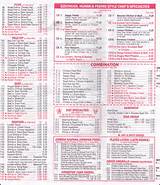 Chinese Food Menu Pictures Pictures