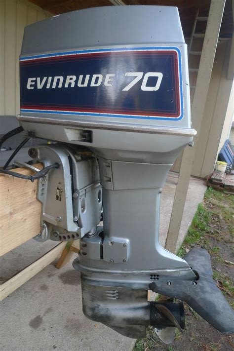 A 4 stroke engine requires four such movements. Evinrude 70 HP 2 Stroke Outboard Motor