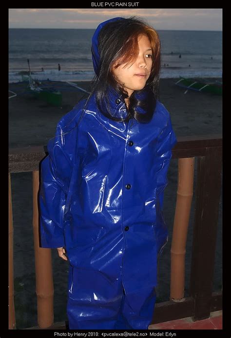 Blue Pvc Rain Suit A Photo On Flickriver