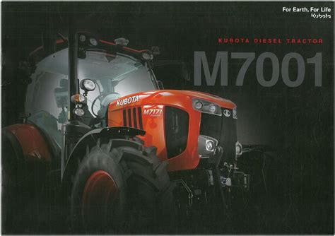 Kubota Diesel Tractor M7001 Brochure