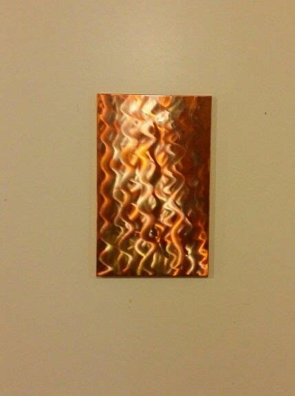 Flame Painted Copper Wall Art Copper Wall Art Copper Work Metal Wall
