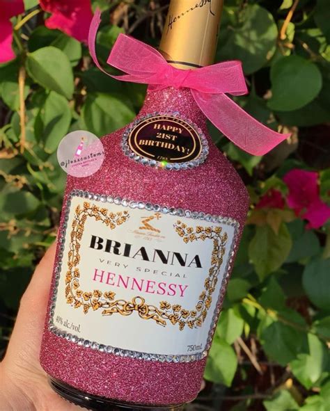 Henny Thing For You 🌺 In 2021 Decorated Liquor Bottles Bottle Crafts Custom Bottles