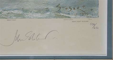 John Stobart Litho Nantucket The Celebrated Whaling Port In 1835